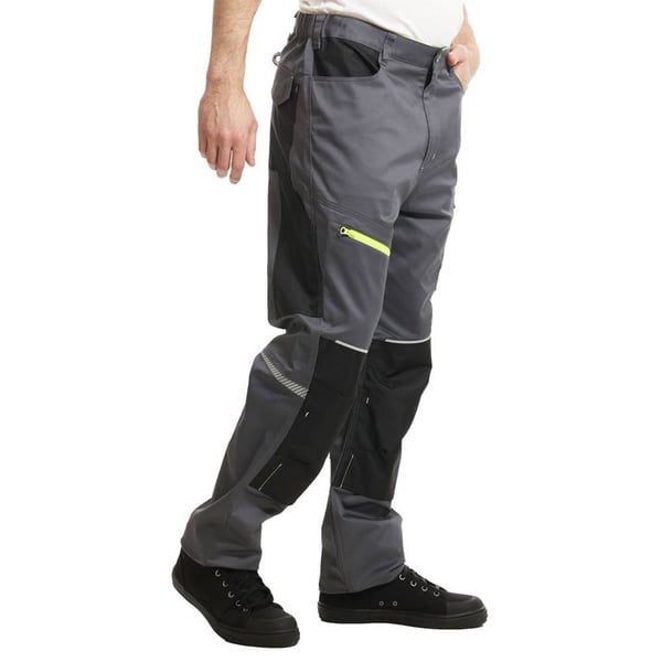 Lee Cooper Mens Reflective Holster Pocket Work Cargo Trousers