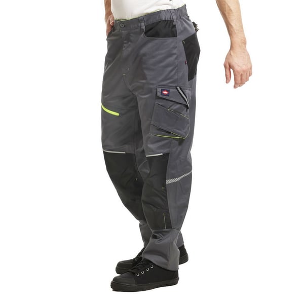 Lee Cooper Mens Reflective Holster Pocket Work Cargo Trousers