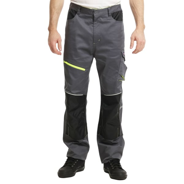 Lee Cooper Mens Reflective Holster Pocket Work Cargo Trousers
