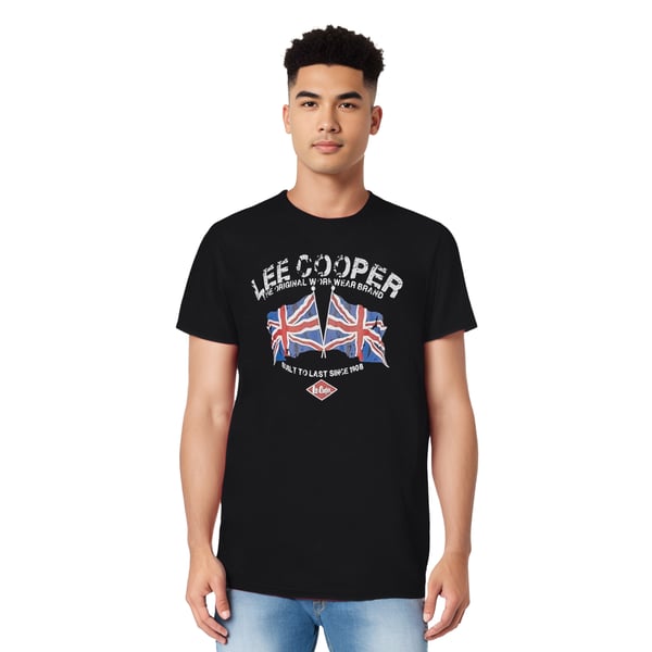 Lee Cooper Mens Logo Cotton T-Shirt