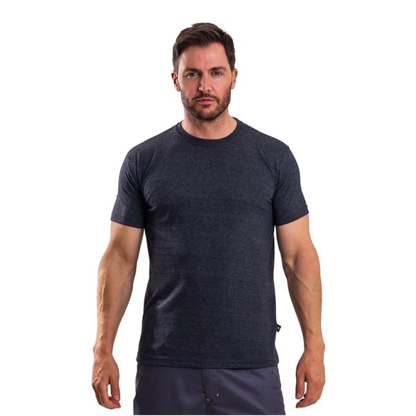 Iron Mountain Mens Crew Neck Relaxed Fit T-Shirt (Pack of 5)