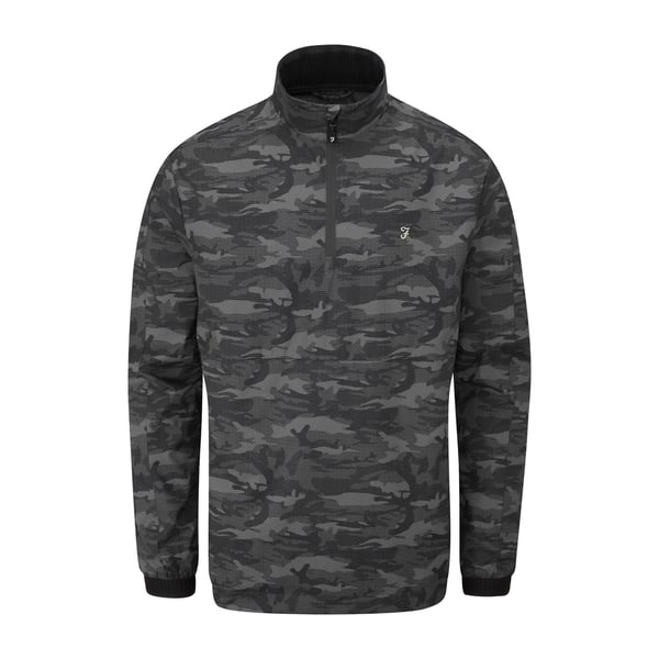 Farah Mens Parker Camouflage Showerproof Jacket Farah Mens Parker Camouflage Showerproof Jacket