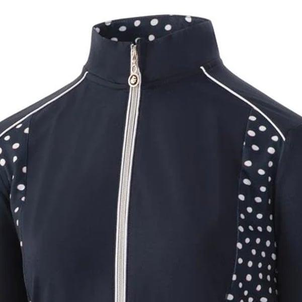 Island Green Womens/Ladies Zip Drop Hem Top Layer