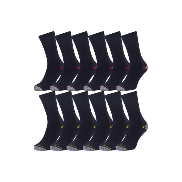 Iron Mountain Mens Heavy Duty Work Socks (Pack of 12)