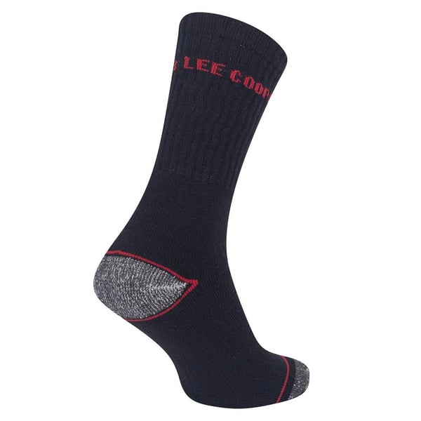 Lee Cooper Mens Logo Socks (Pack of 5)