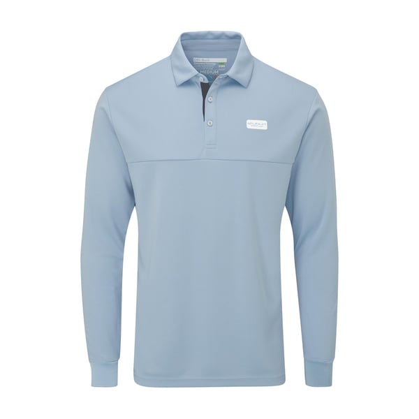 Stuburt Mens Sport Tech Long-Sleeved Polo Shirt