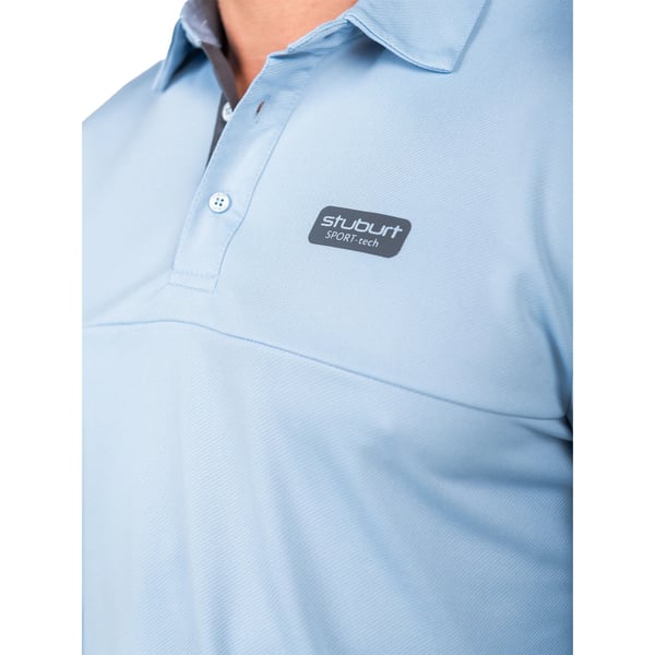 Stuburt Mens Sport Tech Long-Sleeved Polo Shirt
