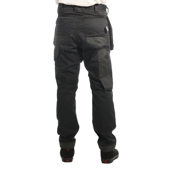 Lee Cooper Mens Stretch Knee Pad Cargo Trousers