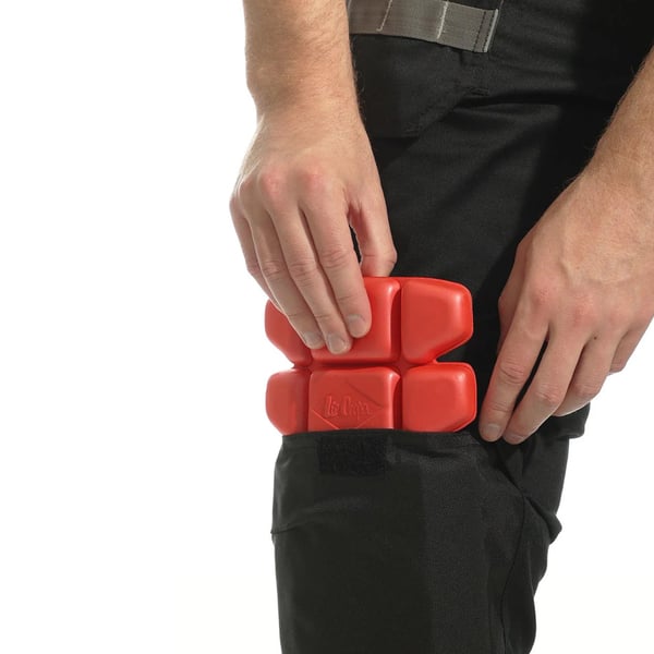 Lee Cooper Mens Stretch Knee Pad Cargo Trousers
