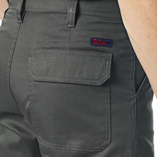 Lee Cooper Ensfarvede cargobukser til mænd