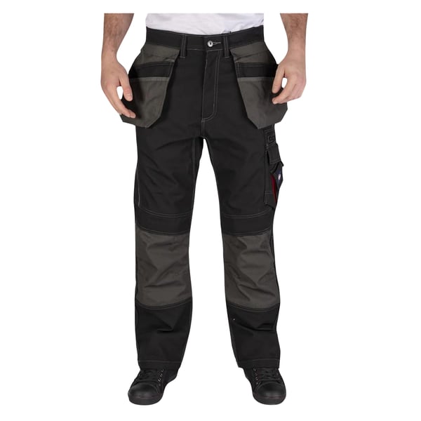 Lee Cooper Mens Reflective Trim Cargo Trousers