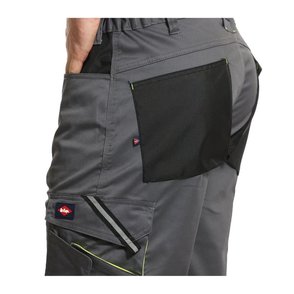 Lee Cooper Mens Stretch Reflective Multi Pocket Cargo Shorts