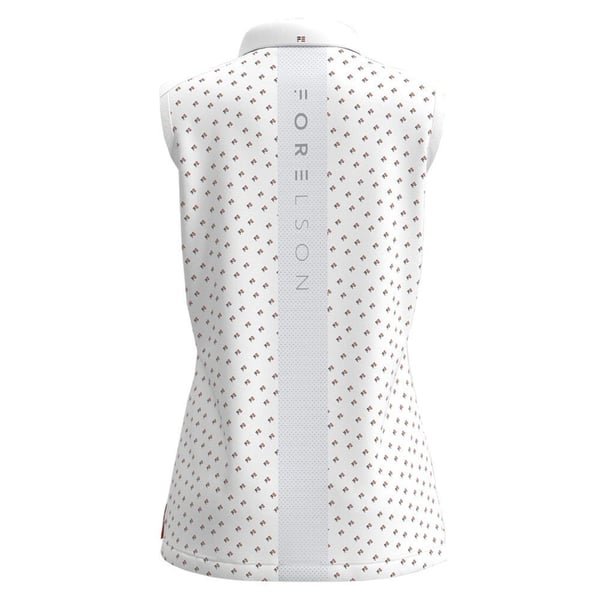 Forelson Womens/Ladies Buckland Patterned Polo Shirt