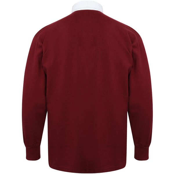 Front Row Long Sleeve Classic Rugby Polo Shirt