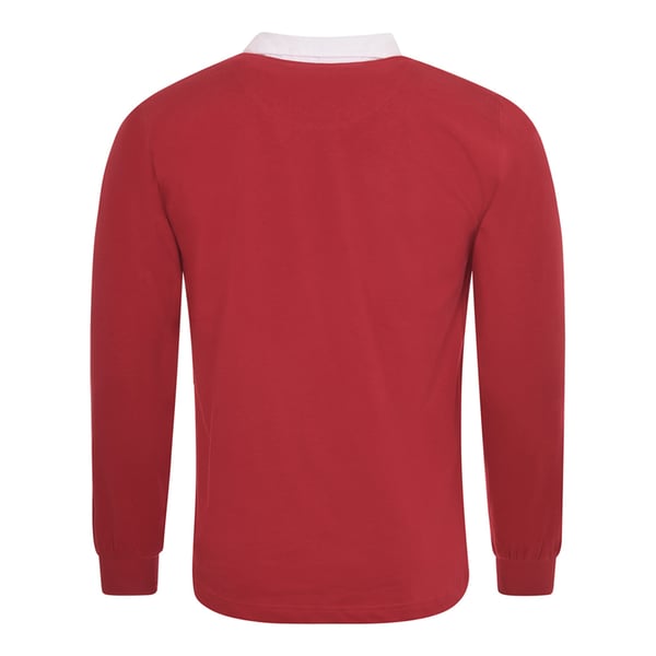 Front Row Long Sleeve Classic Rugby Polo Shirt