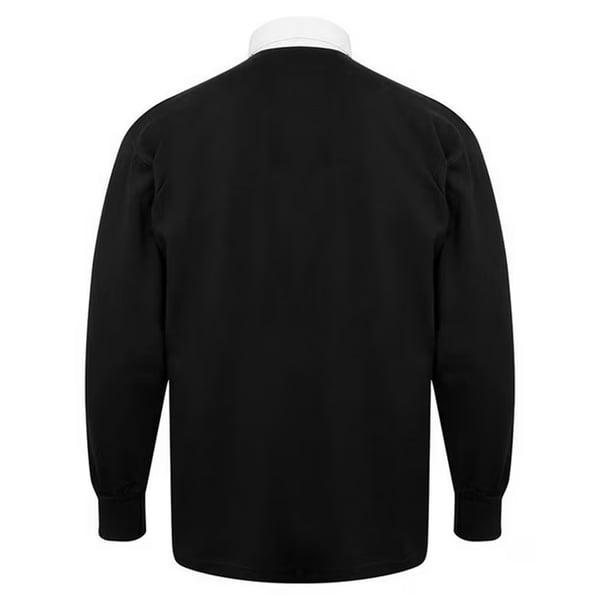 Front Row Long Sleeve Classic Rugby Polo Shirt