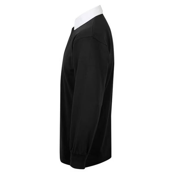 Front Row Long Sleeve Classic Rugby Polo Shirt