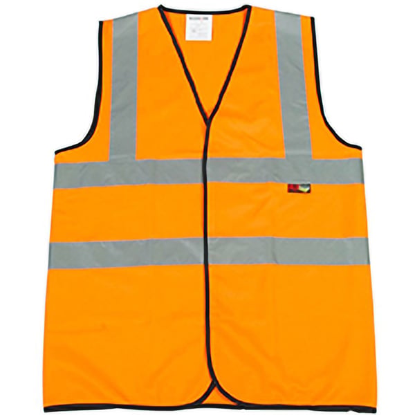 Warrior Mens High Visibility Safety Waistcoat / Vest