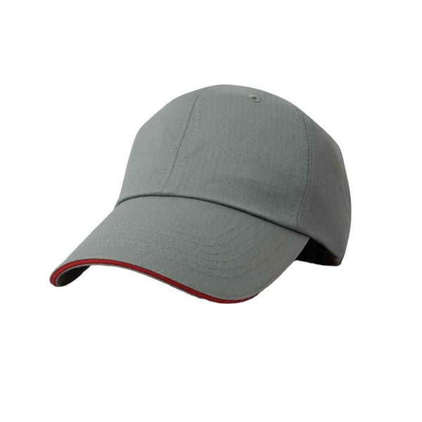 Result Unisex Herringbone Contrast Colour Sandwich Peak Baseball Cap
