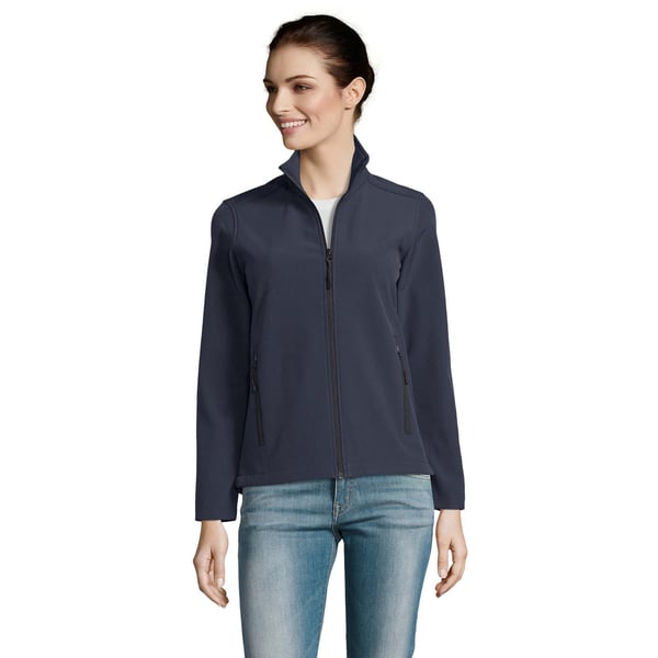 SOLS Womens/Ladies Race Full Zip Water Repellent Softshell Jacket