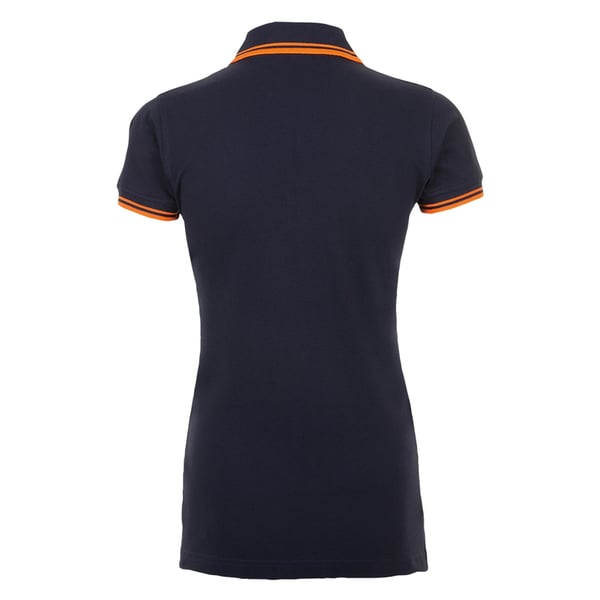SOLS Womens/Ladies Pasadena Tipped Short Sleeve Pique Polo Shirt