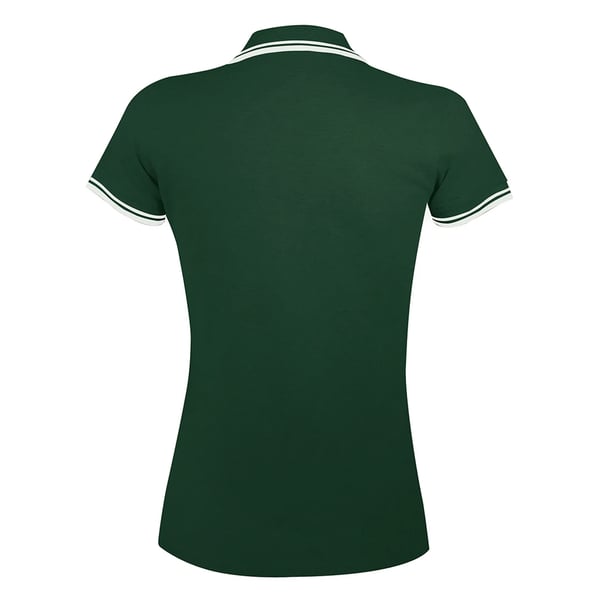 SOLS Womens/Ladies Pasadena Tipped Short Sleeve Pique Polo Shirt