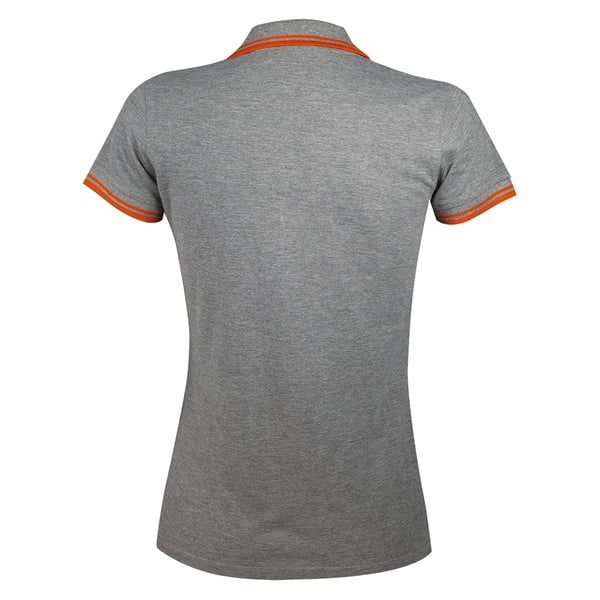 SOLS Womens/Ladies Pasadena Tipped Short Sleeve Pique Polo Shirt