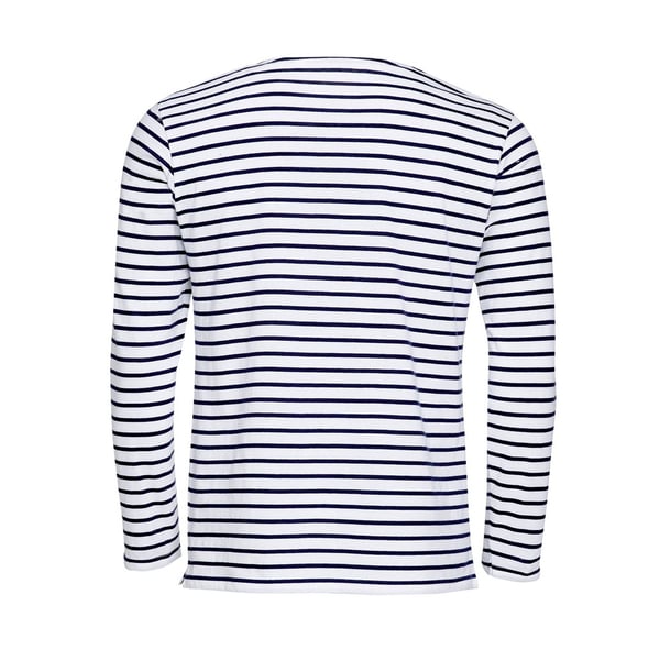 SOLS Mens Marine Long Sleeve Stripe T-Shirt