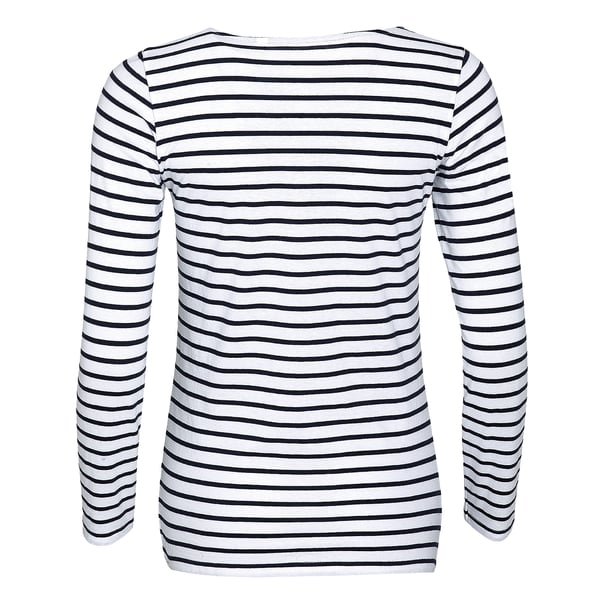SOLS Womens/Ladies Marine Long Sleeve Stripe T-Shirt