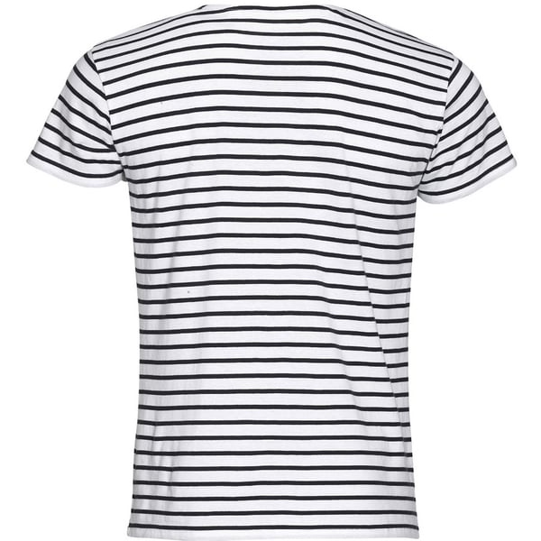 SOLS Mens Miles Striped Short Sleeve T-Shirt