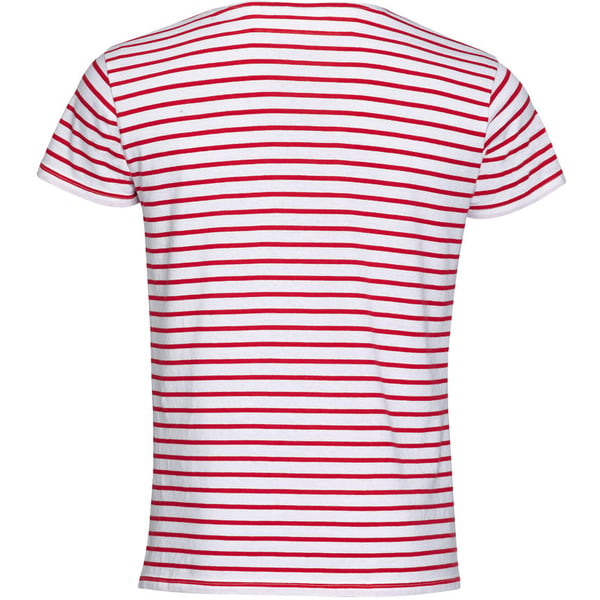 SOLS Mens Miles Striped Short Sleeve T-Shirt