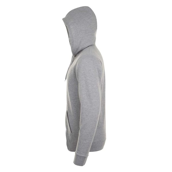 SOLS Mens Stone Zip Up Plain Hoodie