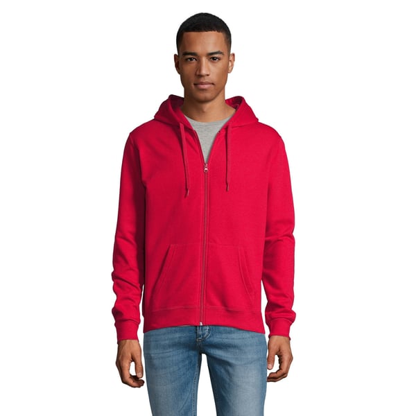 SOLS Mens Stone Zip Up Plain Hoodie