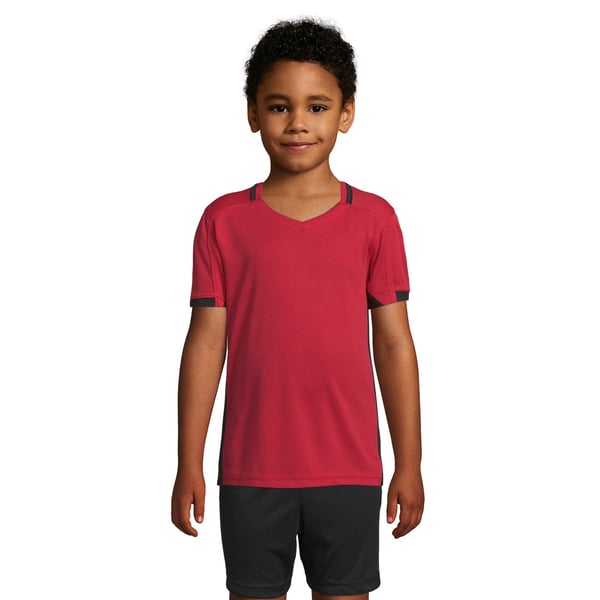 SOLS Childrens/Kids Classico Contrast Short Sleeve Football T-Shirt