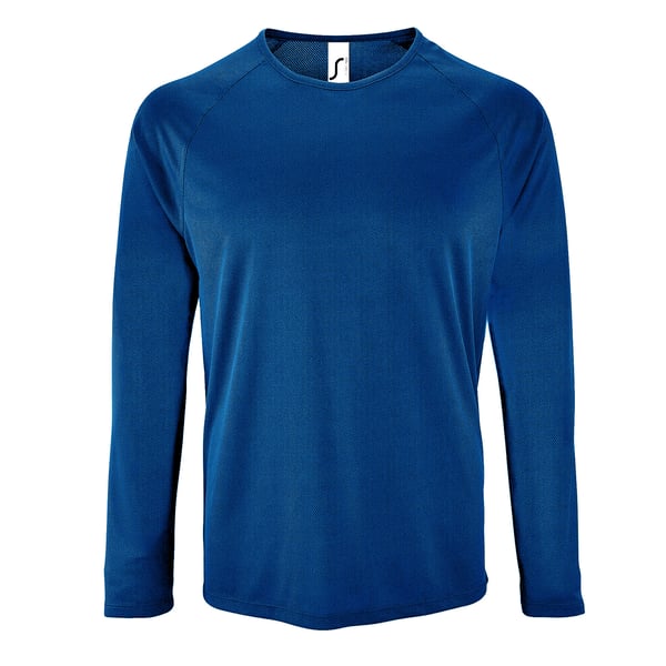SOLS Sportig Långärmad Prestanda T-shirt för Herr