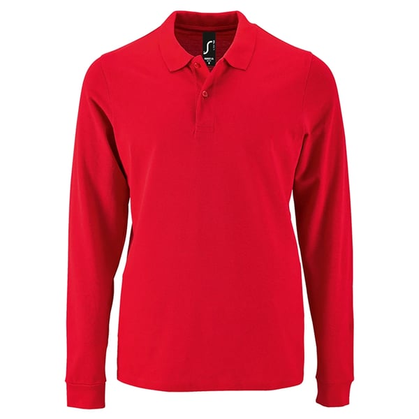 SOLS Perfect langærmet poloshirt med pique polo til mænd SOLS Perfect langærmet poloshirt med pique polo til mænd