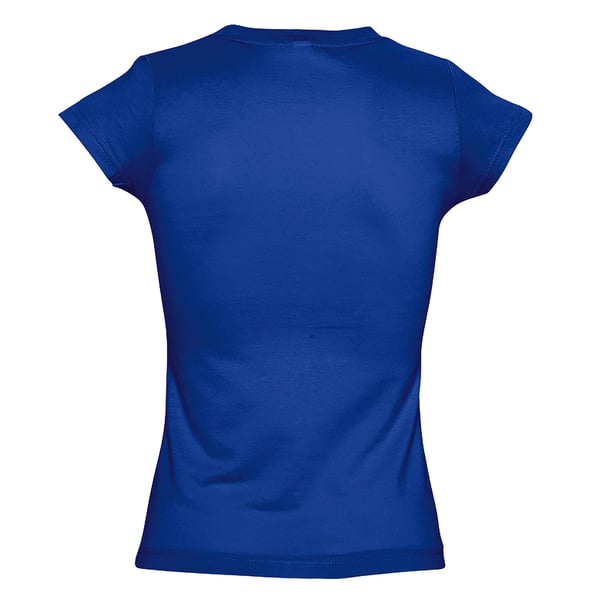 SOLs Womens/Ladies Moon V Neck Short Sleeve T-Shirt
