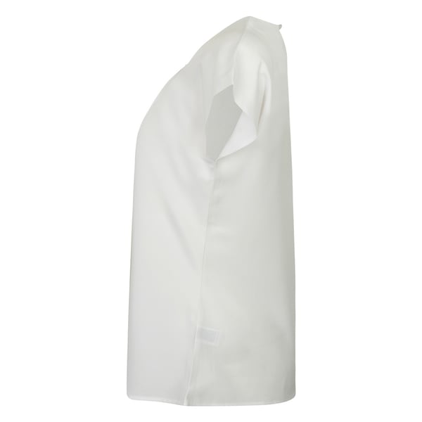 Henbury Womens/Ladies Pleat Front Short Sleeve Top