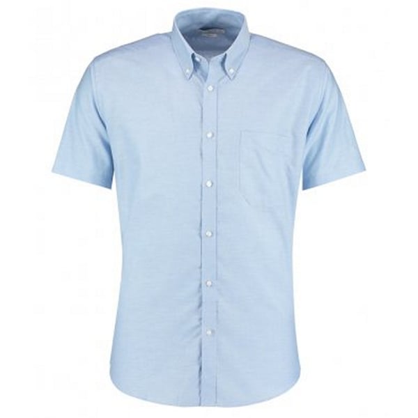 Kustom Kit Slim Fit kortærmet Oxford-skjorte til mænd