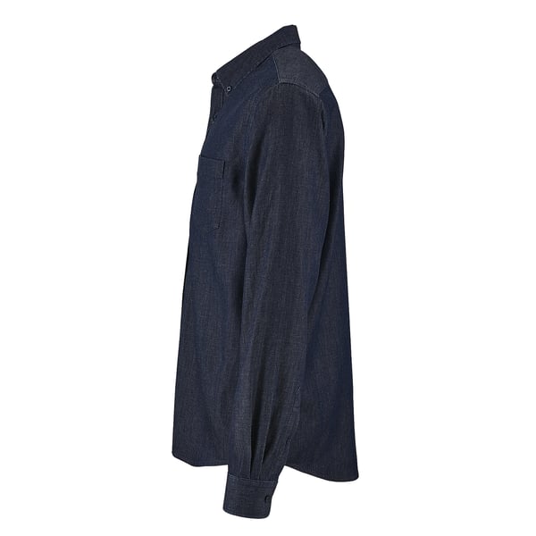 SOLS Mens Barry Long Sleeve Denim Shirt