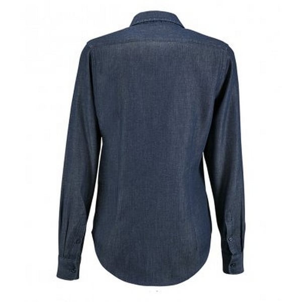 SOLS Womens/Ladies Barry Long Sleeve Denim Shirt