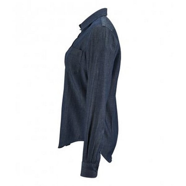 SOLS Womens/Ladies Barry Long Sleeve Denim Shirt