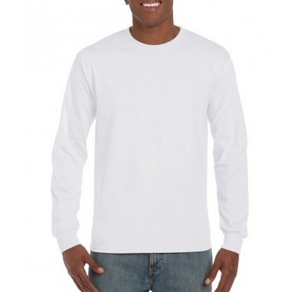 Gildan Mens Hammer Heavyweight Long Sleeve T-Shirt