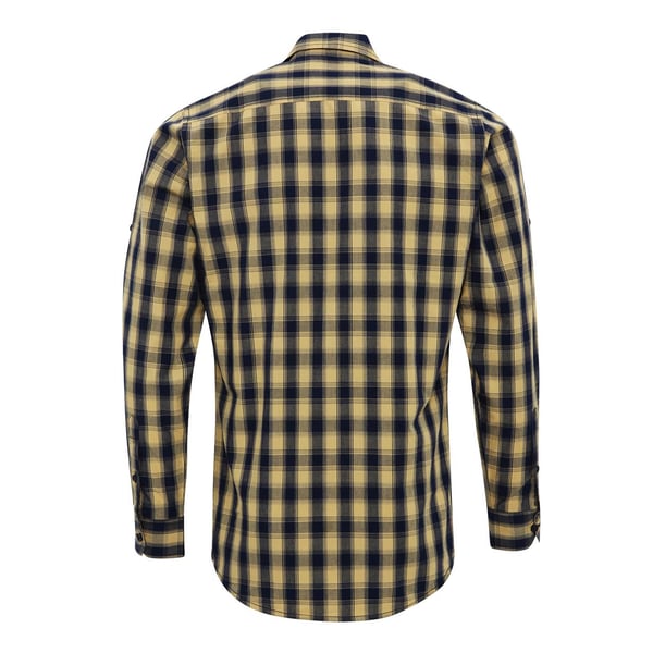 Premier Mens Mulligan Check Long Sleeve Shirt