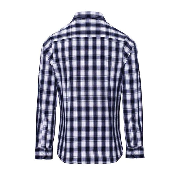 Premier Womens/Ladies Mulligan Check Long Sleeve Shirt