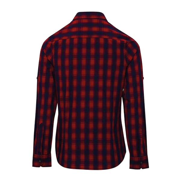 Premier Womens/Ladies Mulligan Check Long Sleeve Shirt