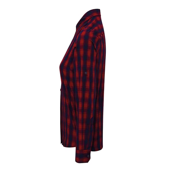 Premier Womens/Ladies Mulligan Check Long Sleeve Shirt