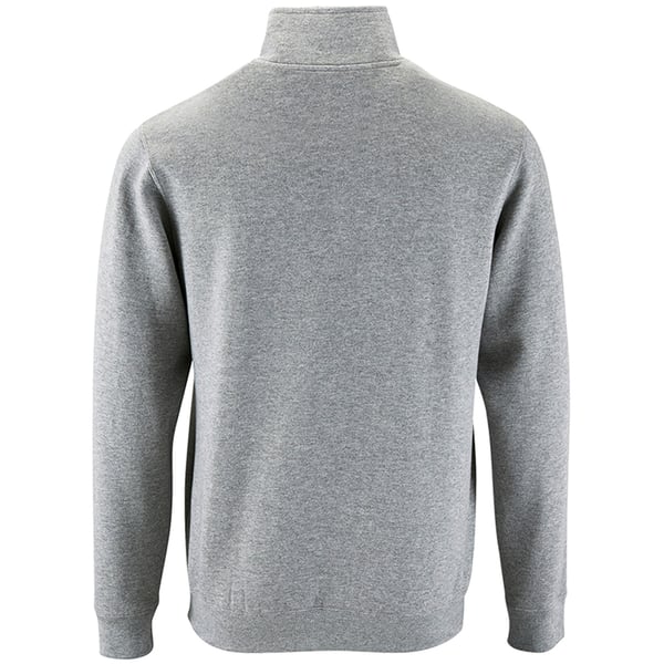 SOLS Herre Stan Sweatshirt med kontrast lynlås i halsen