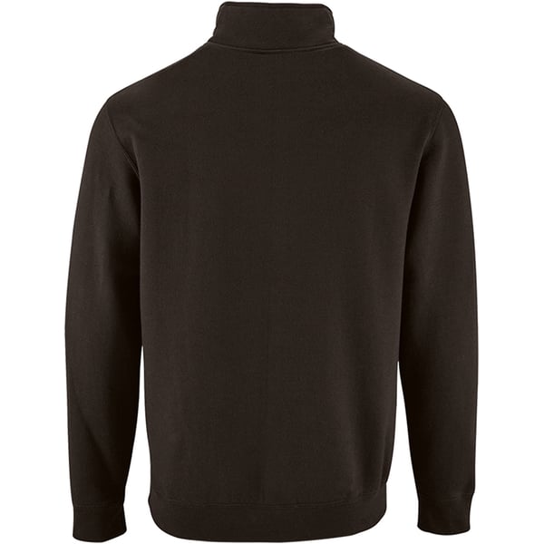 SOLS Herre Stan Sweatshirt med kontrast lynlås i halsen