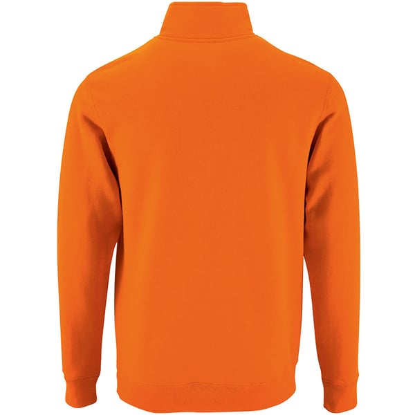 SOLS Herre Stan Sweatshirt med kontrast lynlås i halsen